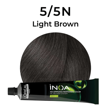 L'OREAL - INOA_iNOA 5/5N Light Brown_Cosmetic World